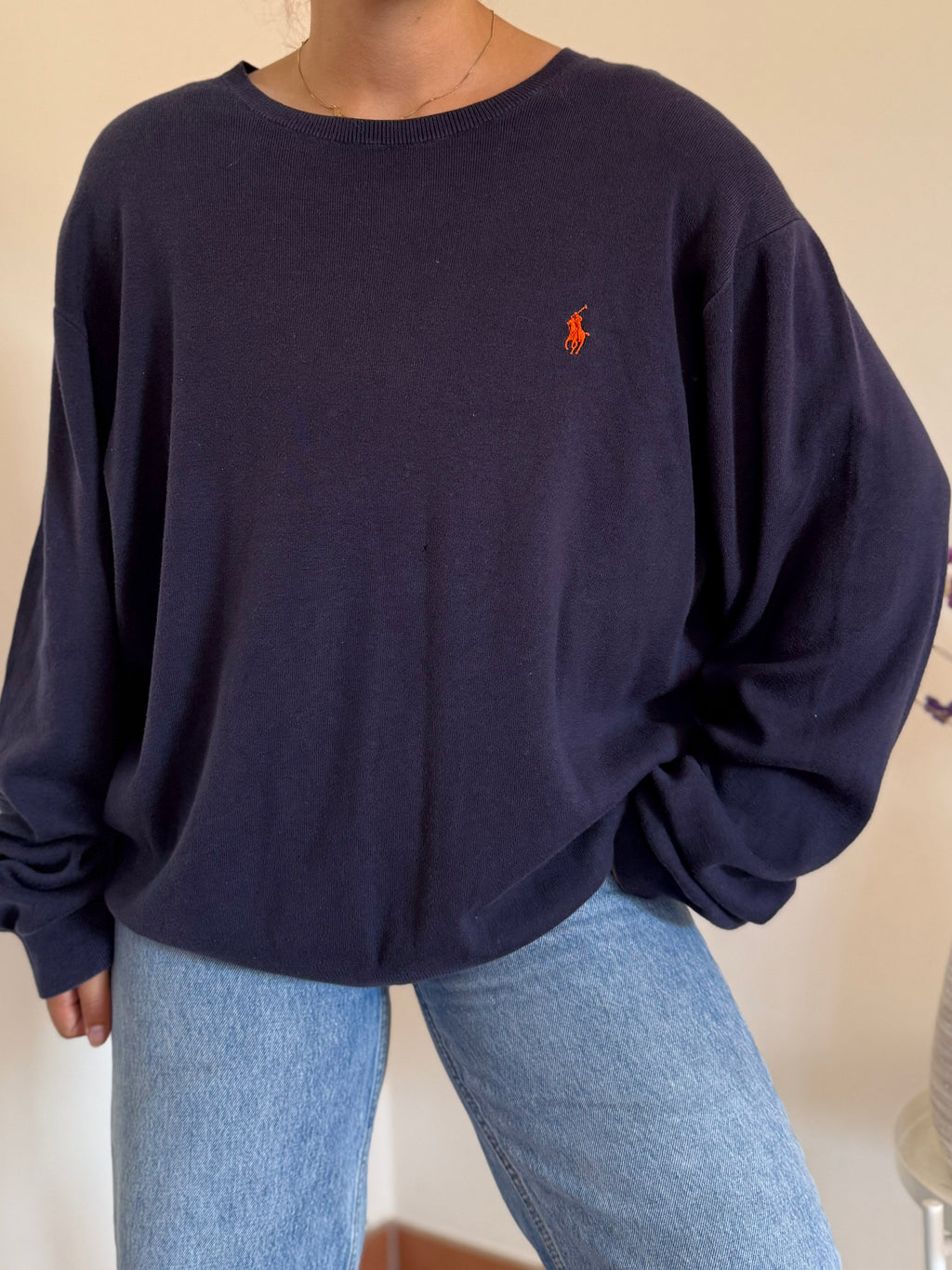 Ralph Lauren Round Neck Knit Sweater