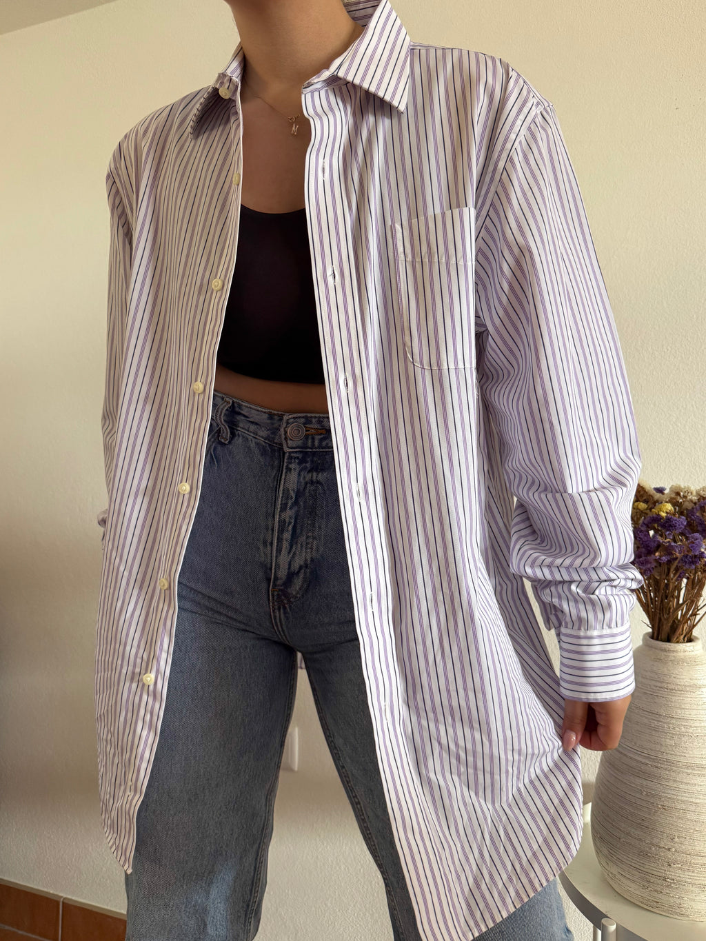 Ralph Lauren Shirt Striped 100% Cotton