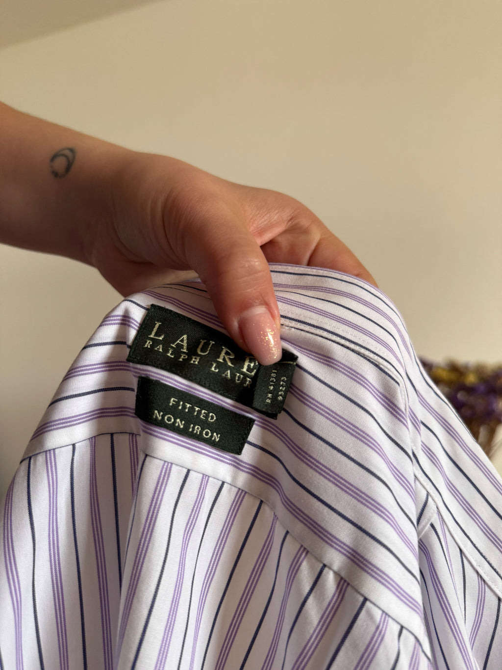 Ralph Lauren Shirt Striped 100% Cotton