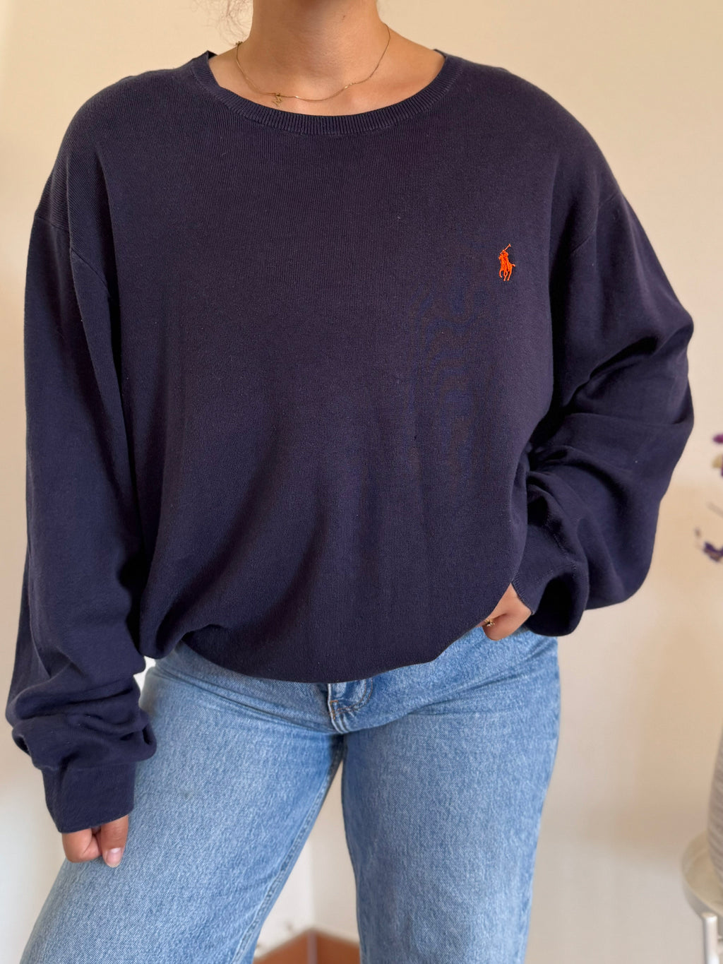 Ralph Lauren Round Neck Knit Sweater