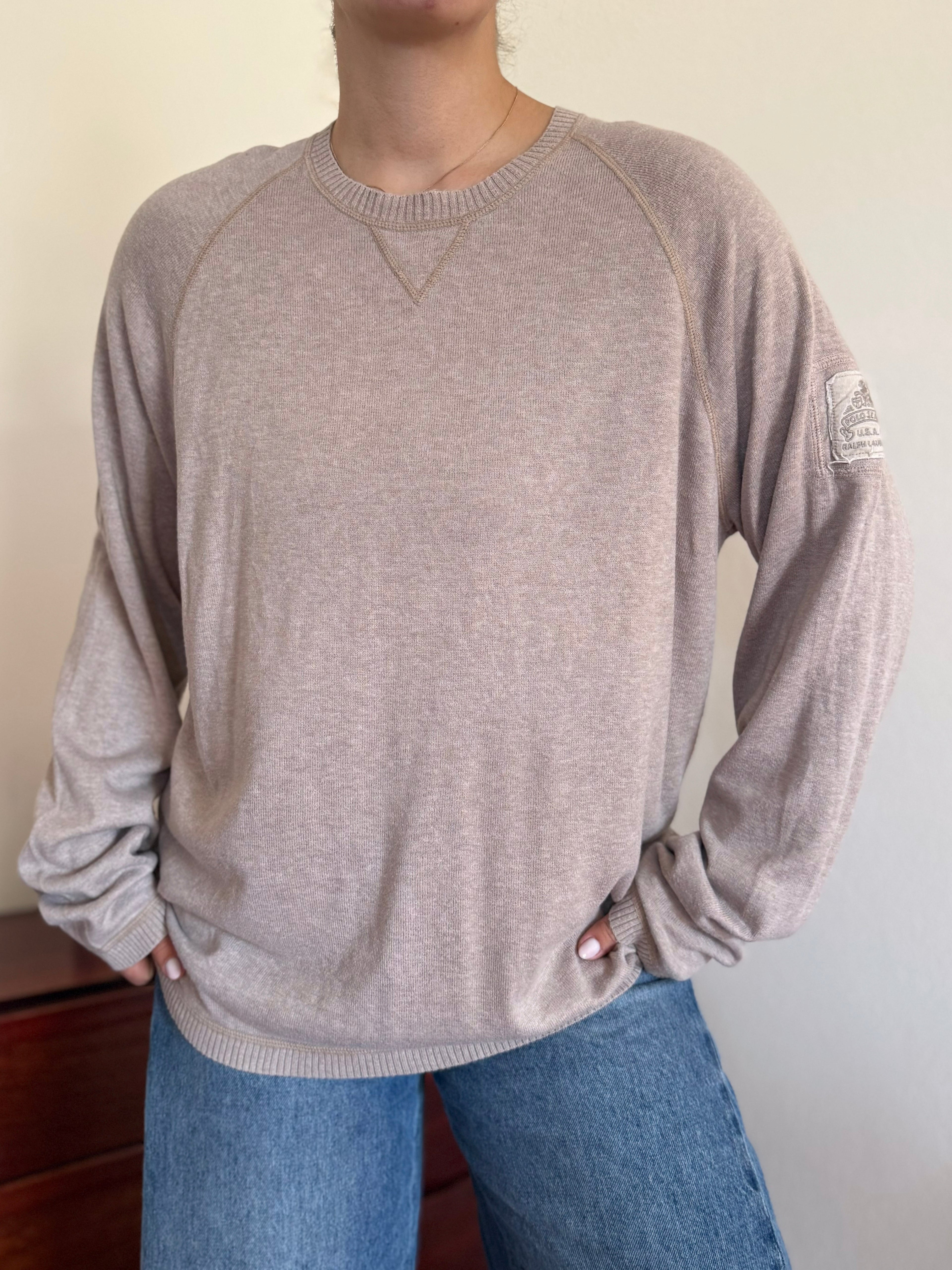 Ralph Lauren Round Neck Sweater 100% Cotton