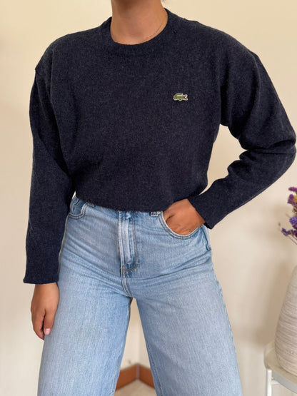 Lacoste Round Neck Sweater 80% Lã