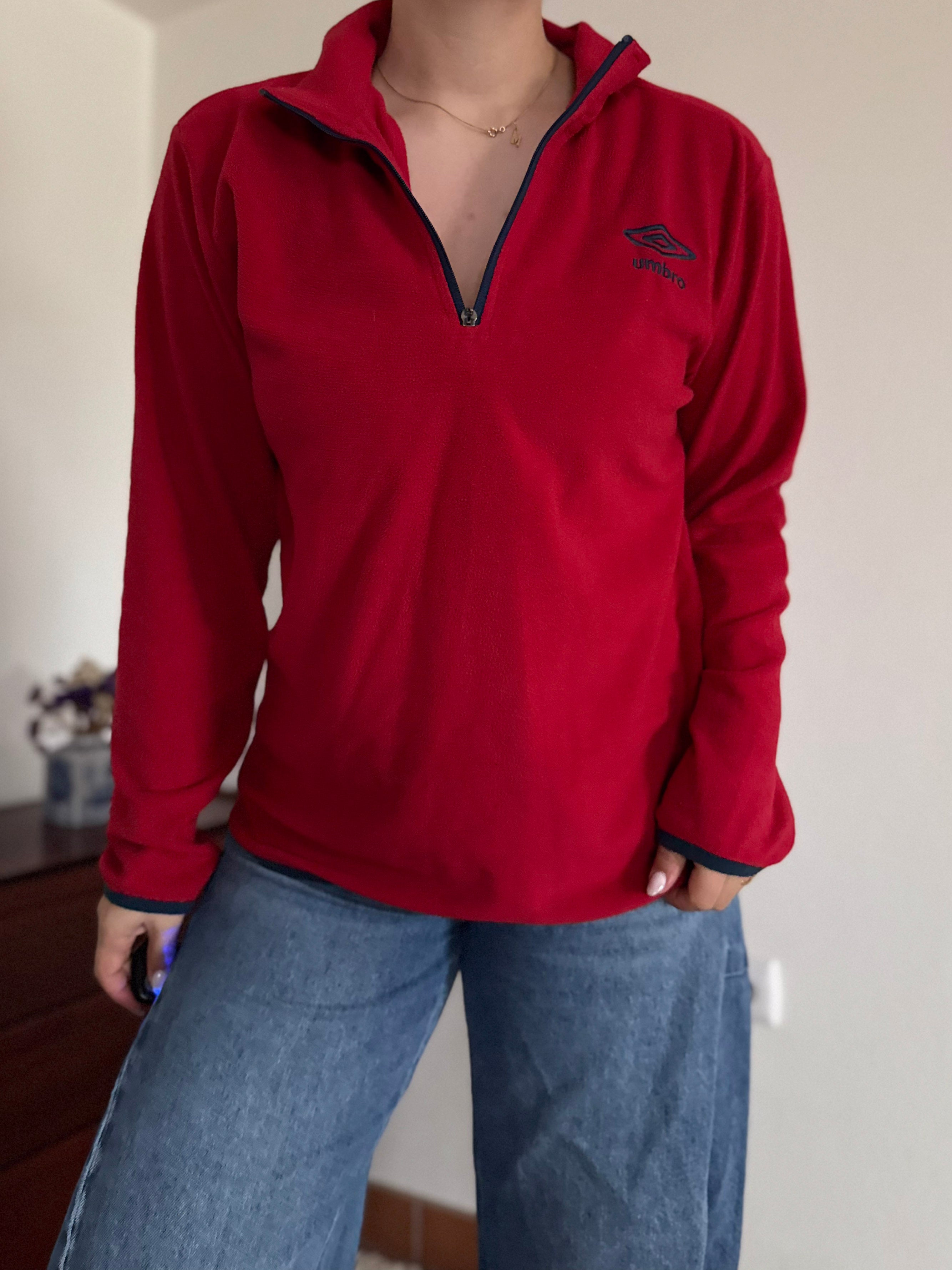 Umbro Fleece 1/4 Zip Sweater