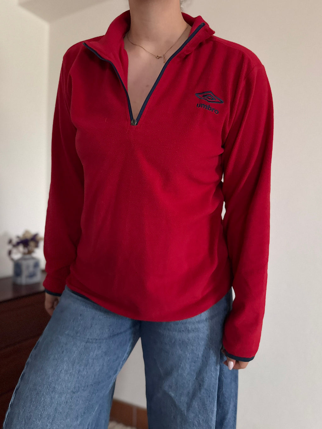 Umbro Fleece 1/4 Zip Sweater