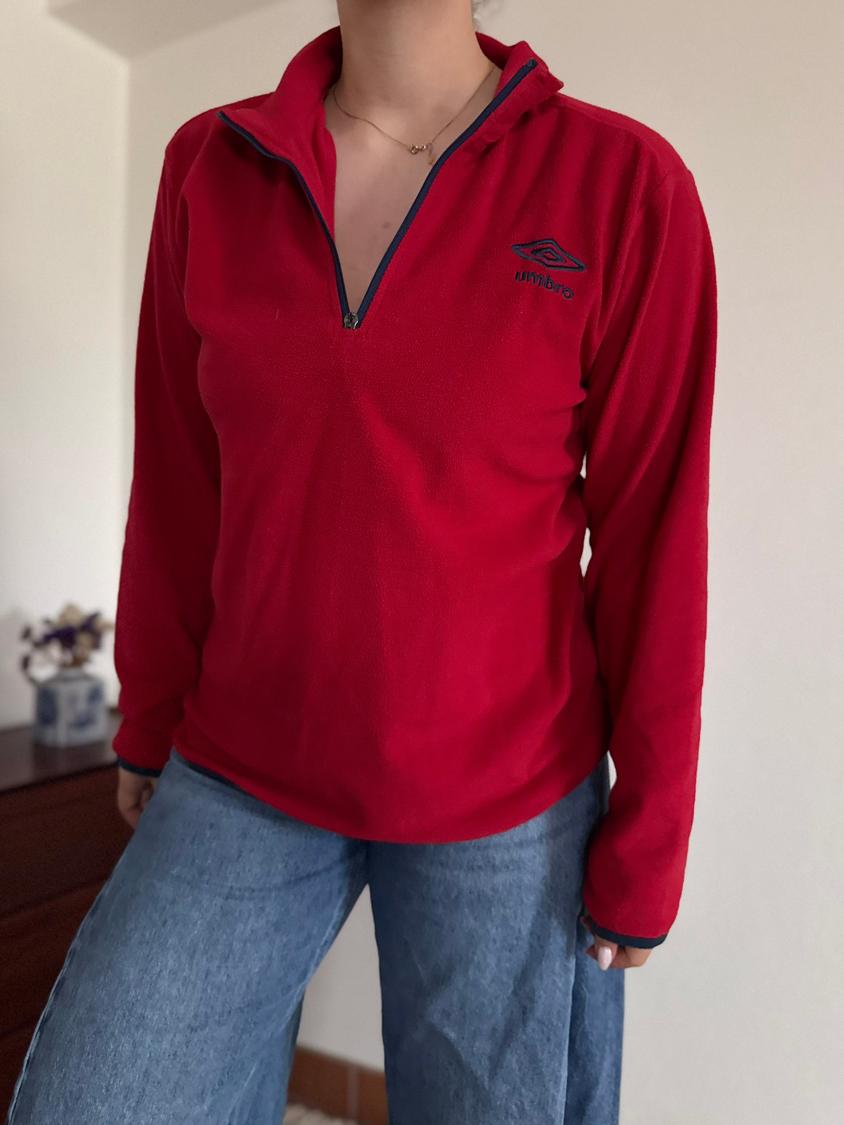 Umbro Fleece 1/4 Zip Sweater