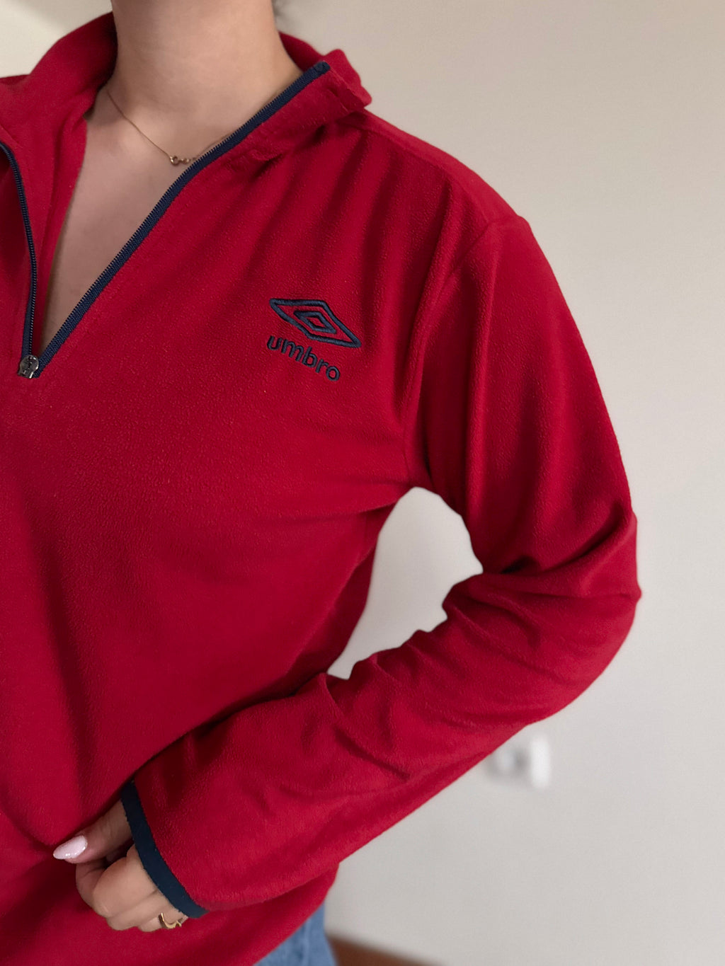 Umbro Fleece 1/4 Zip Sweater