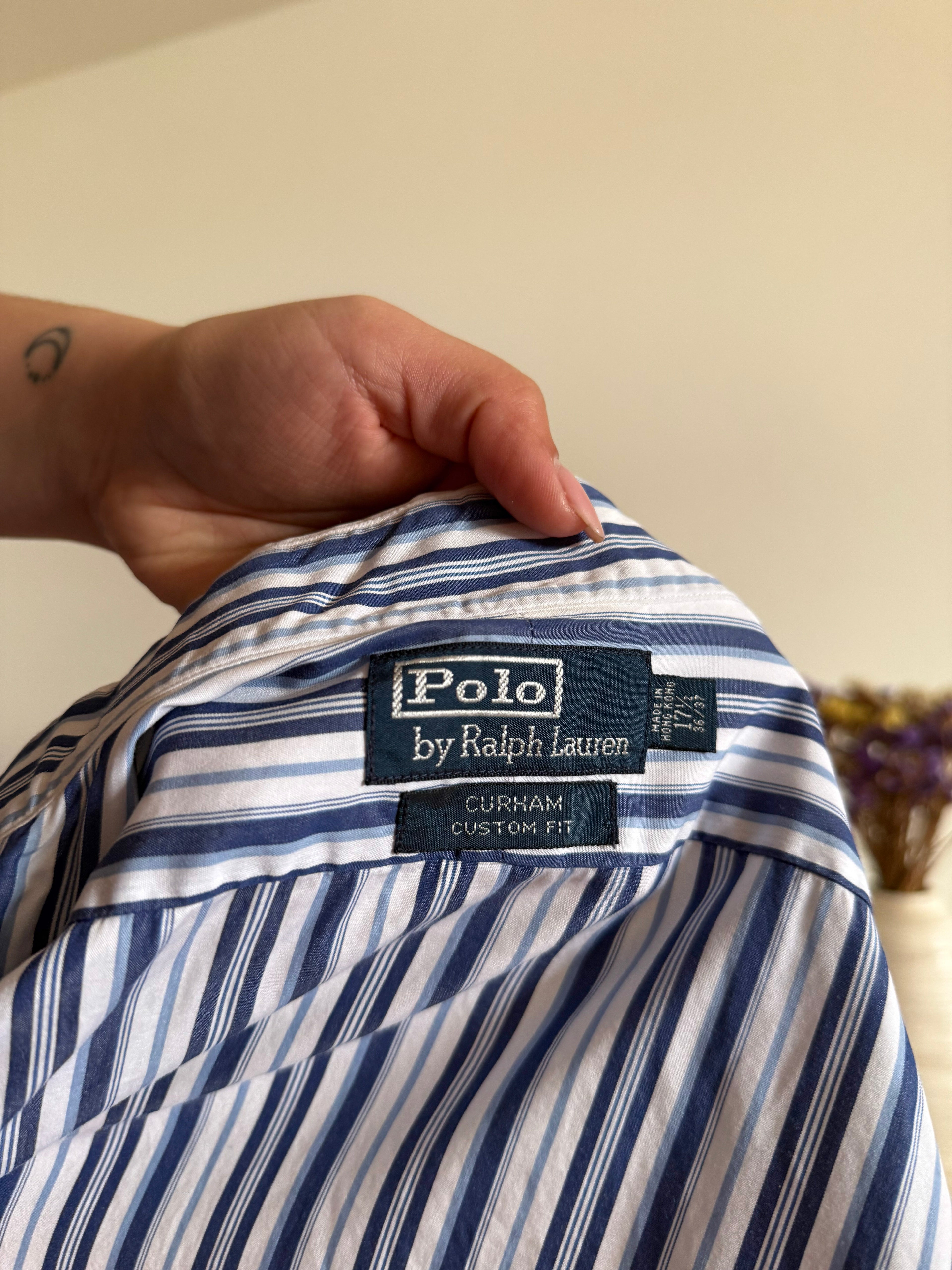 Polo Ralph Lauren Shirt Striped 100% Cotton