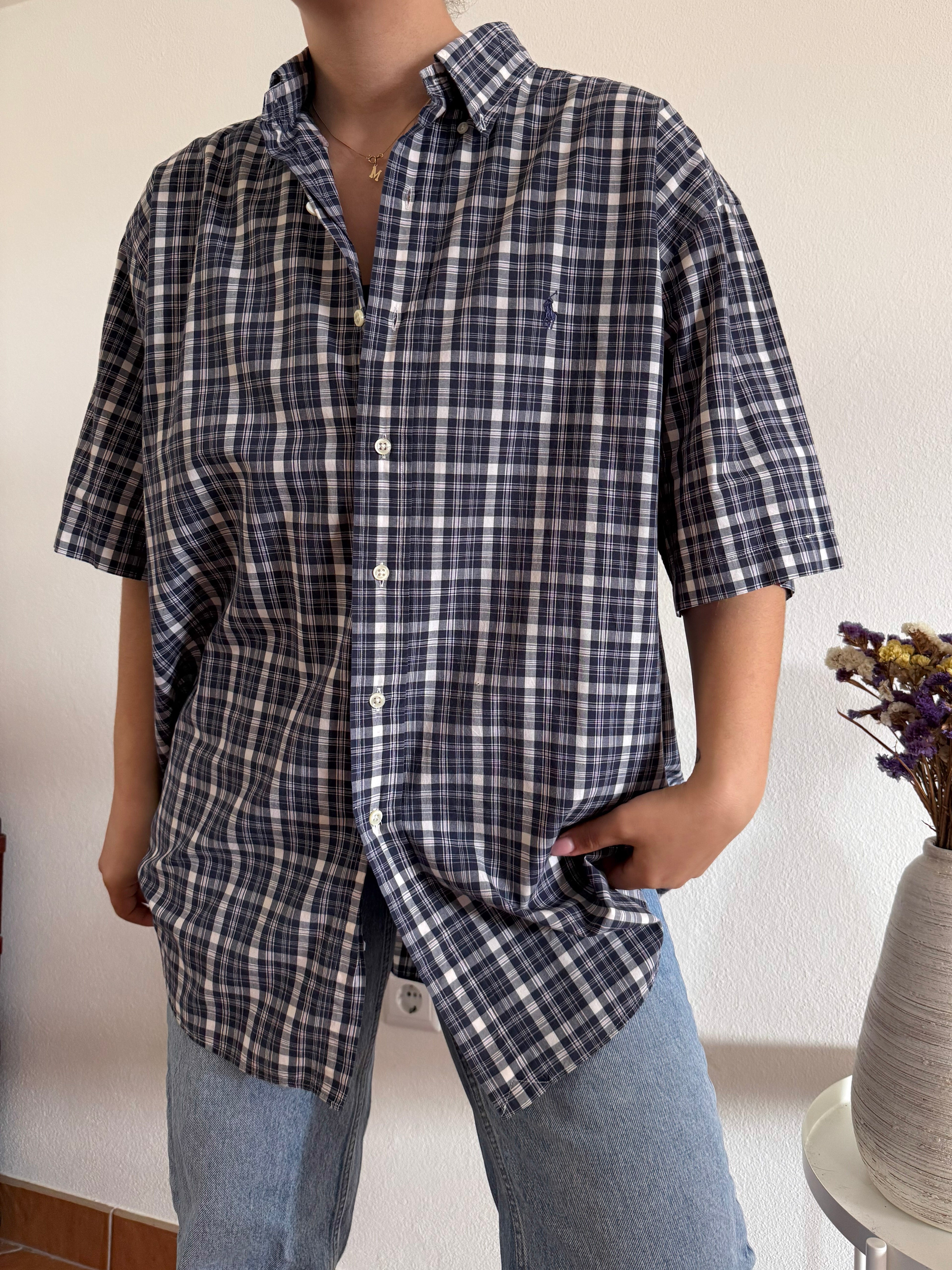 Ralph Lauren Shirt Plaid 100% Cotton