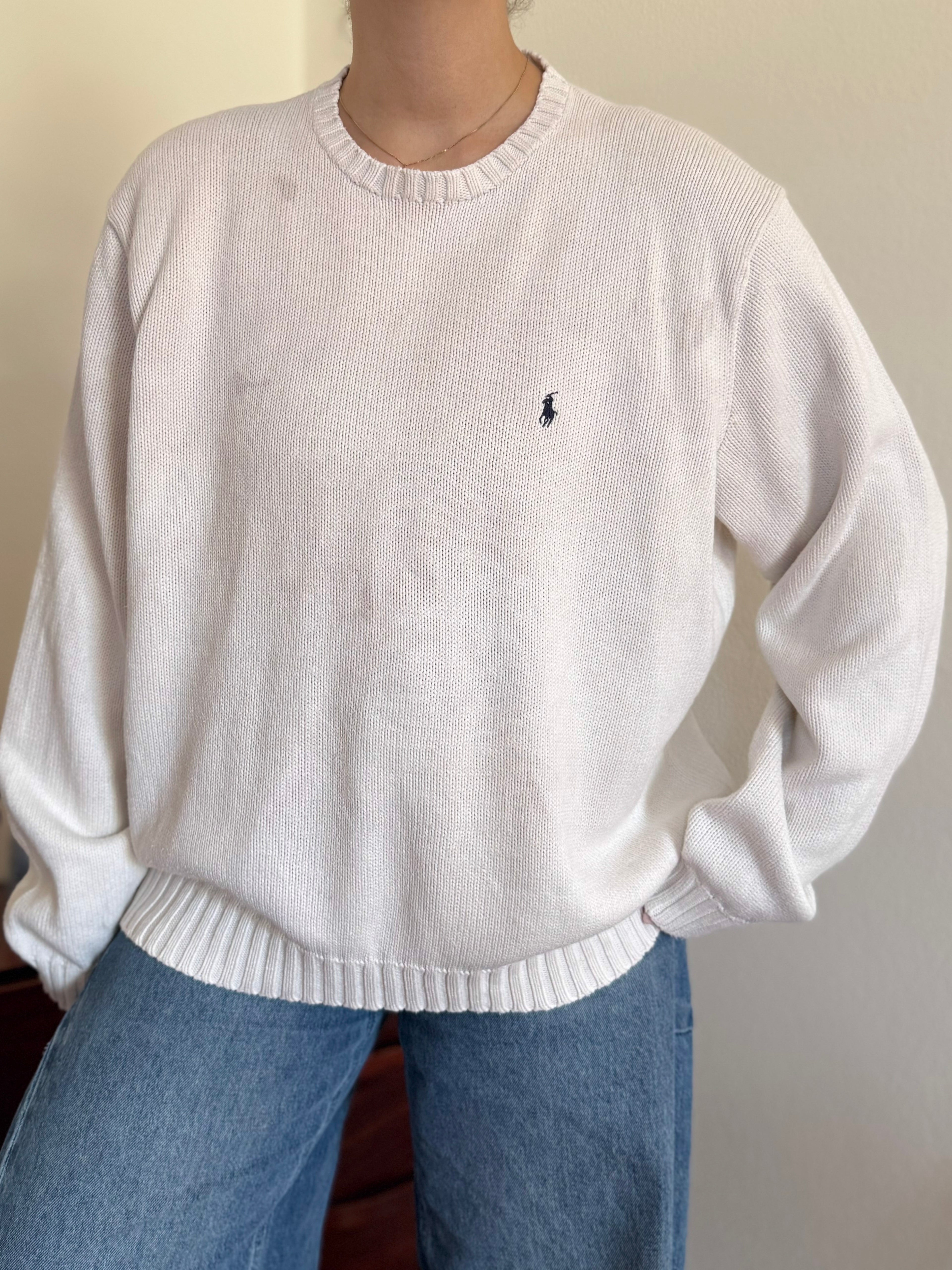 Polo Ralph Lauren Round Neck Sweater 100% Cotton