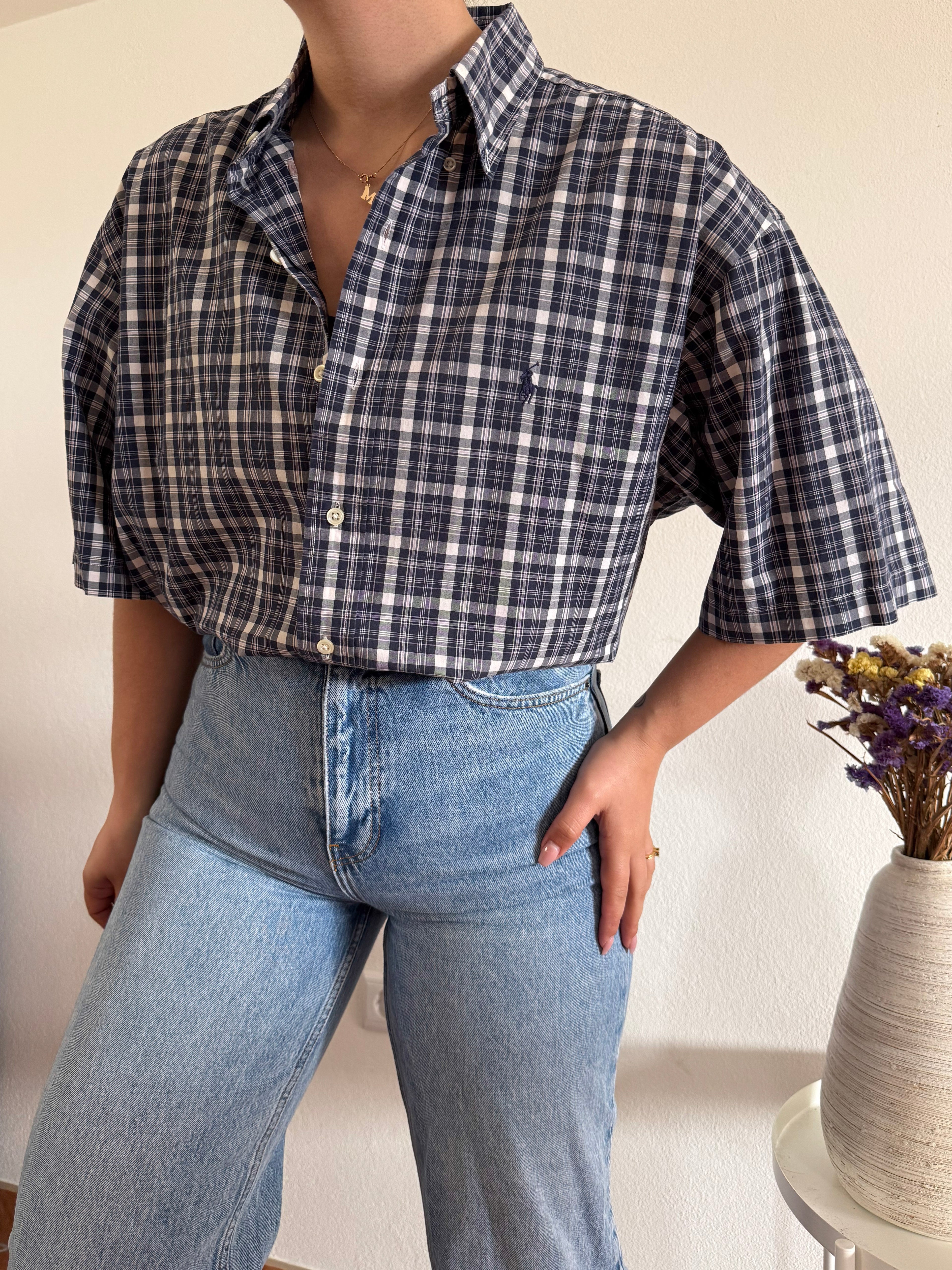 Ralph Lauren Shirt Plaid 100% Cotton