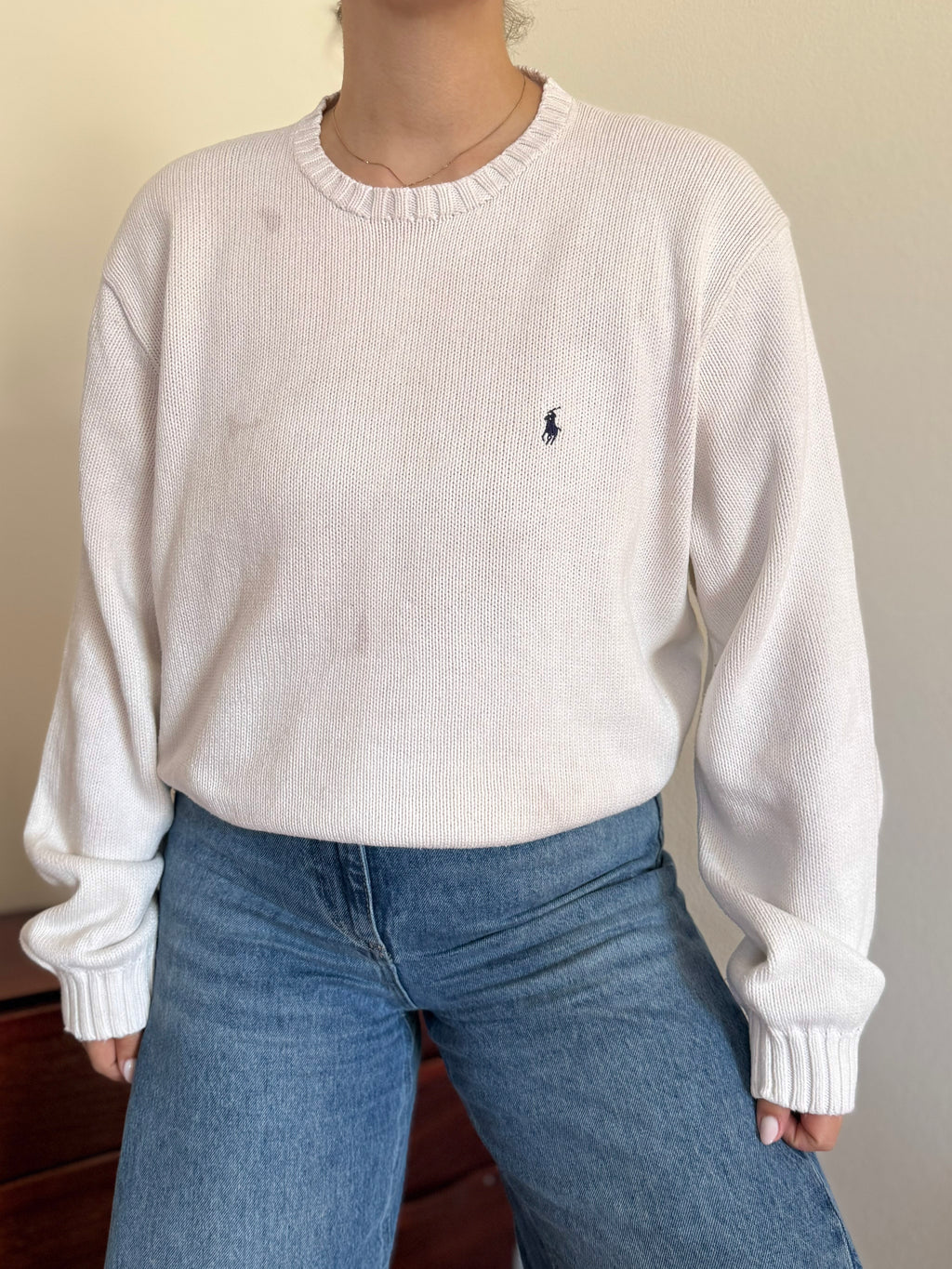 Polo Ralph Lauren Round Neck Sweater 100% Cotton