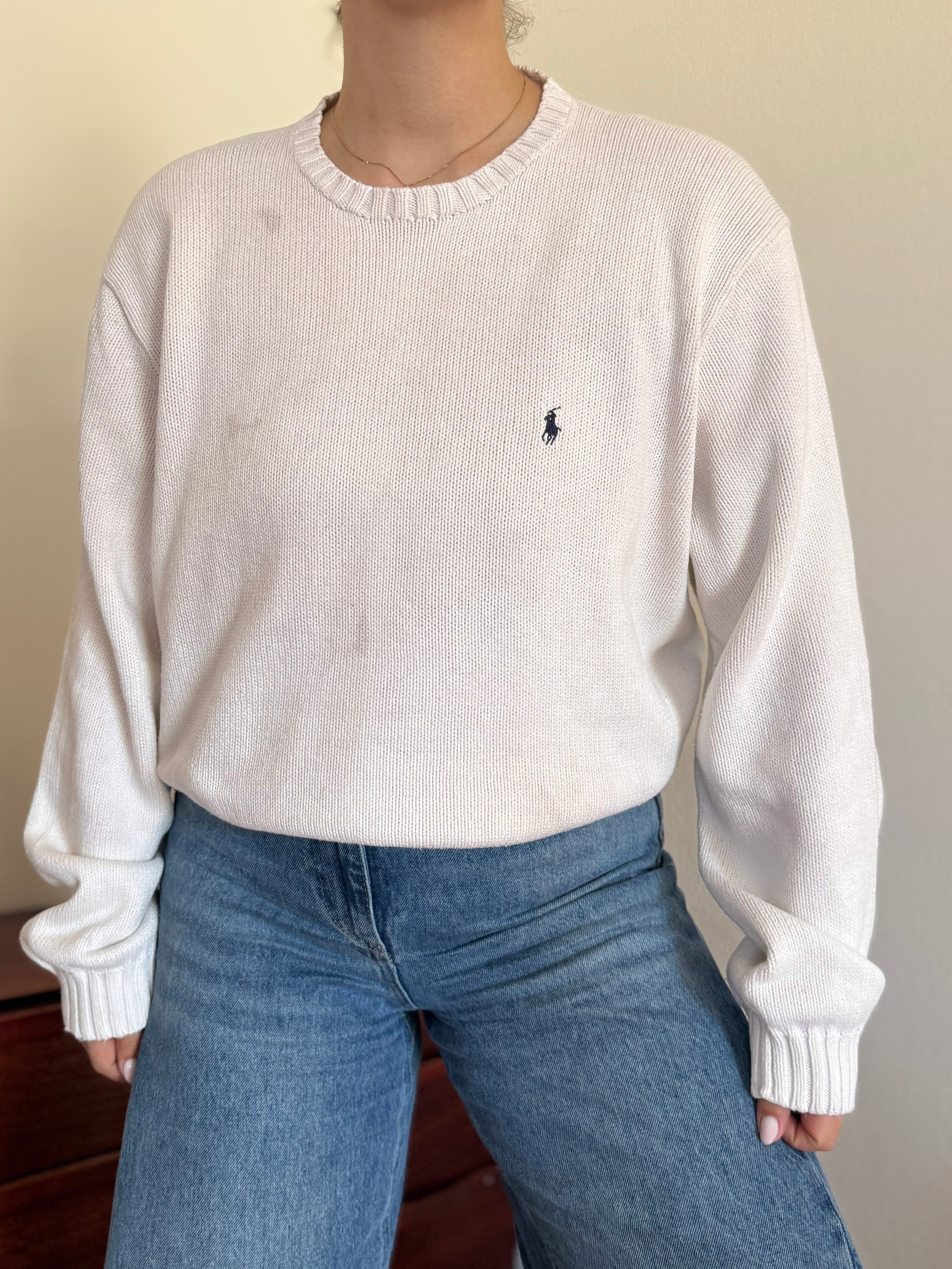 Polo Ralph Lauren Round Neck Sweater 100% Cotton