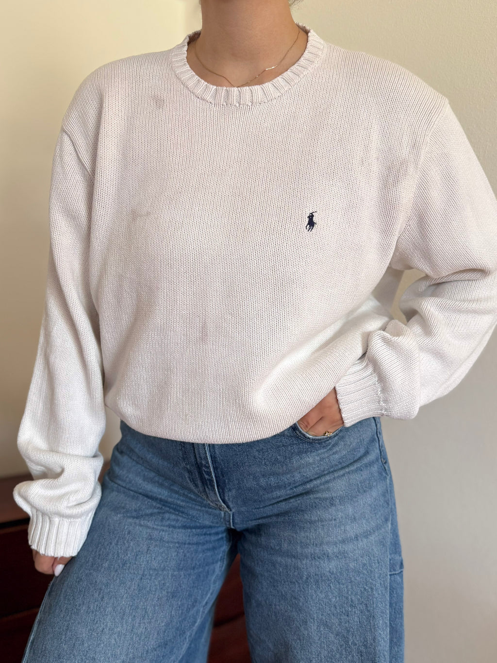 Polo Ralph Lauren Round Neck Sweater 100% Cotton