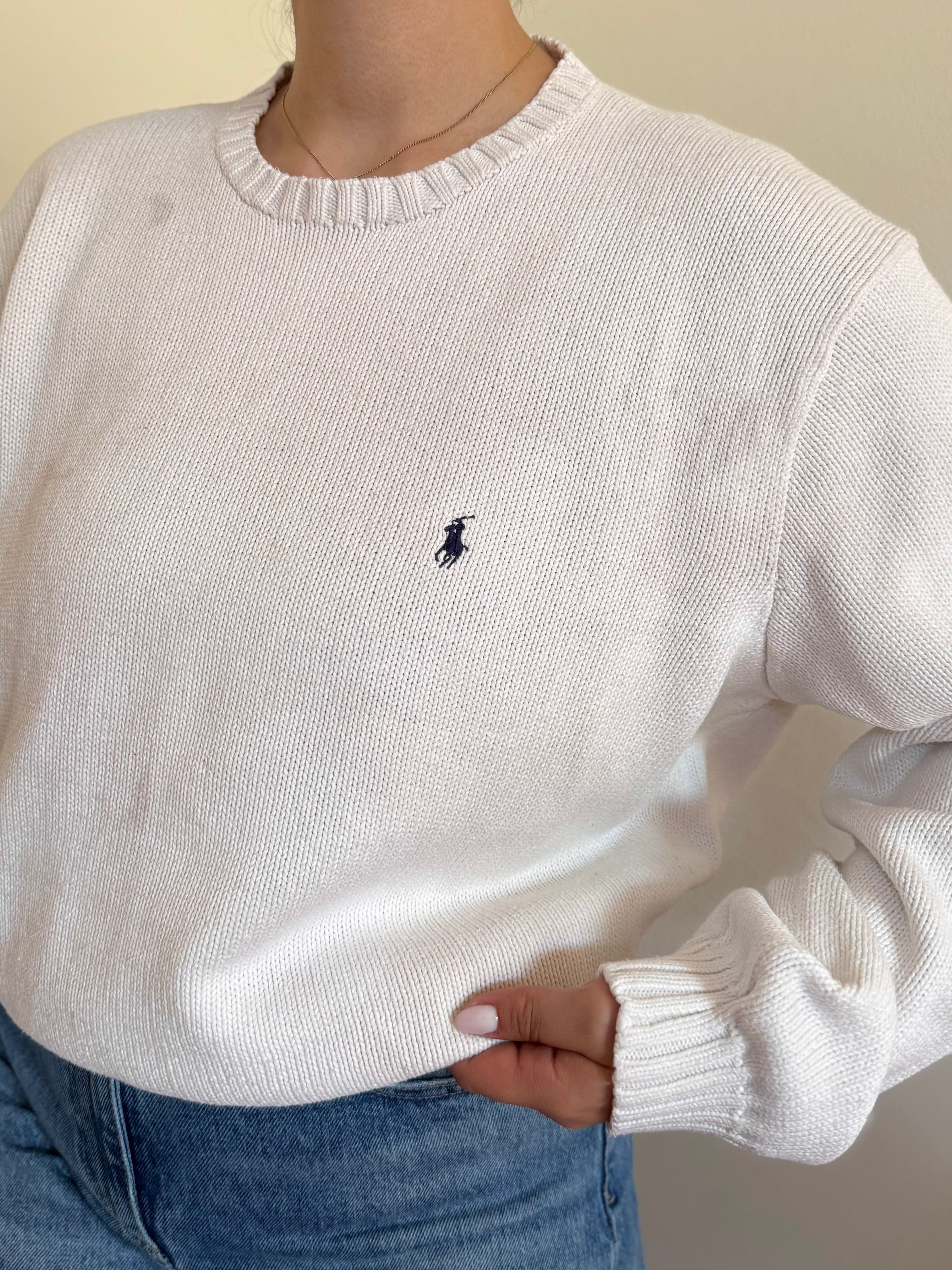 Polo Ralph Lauren Round Neck Sweater 100% Cotton