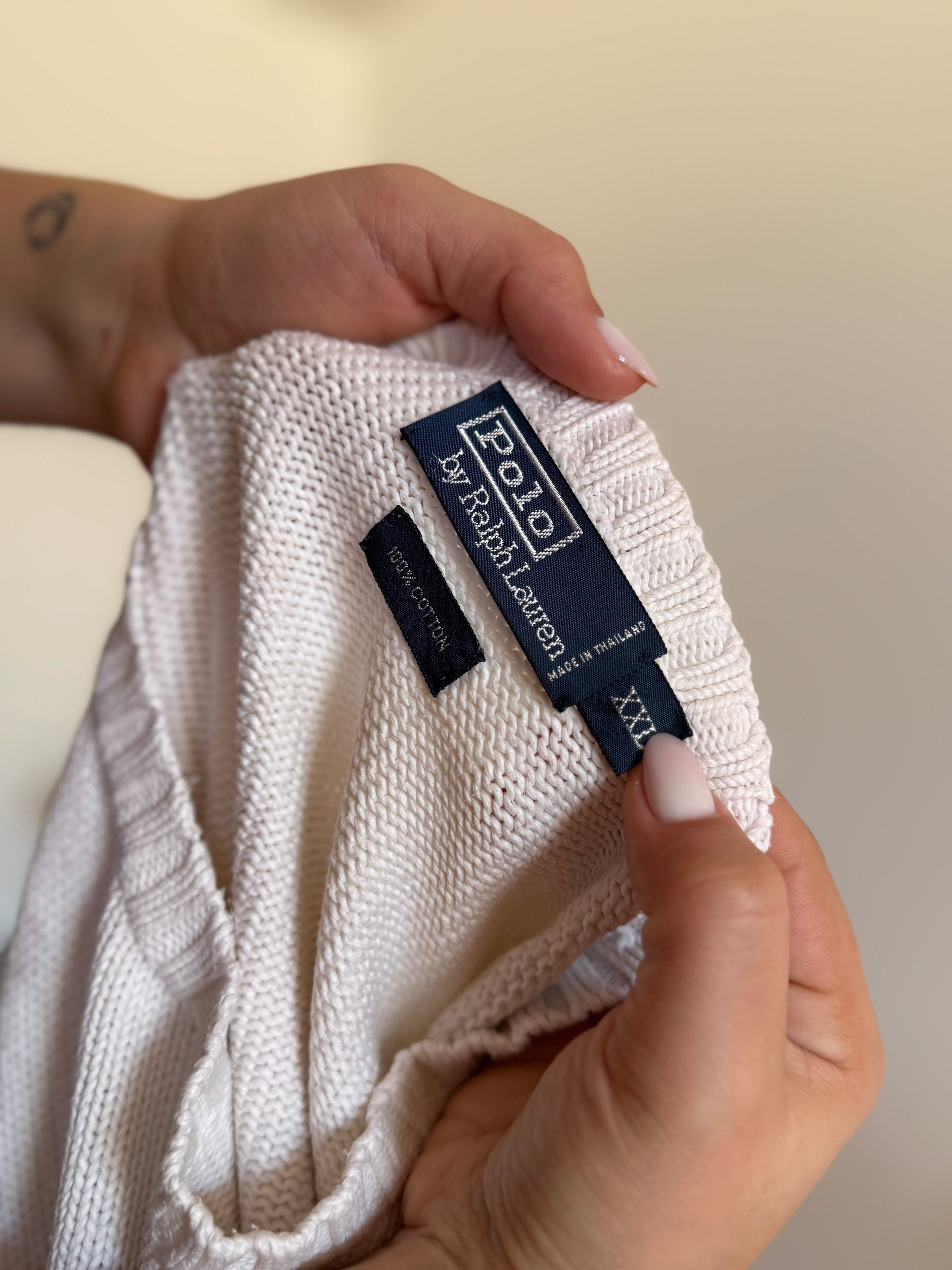 Polo Ralph Lauren Round Neck Sweater 100% Cotton