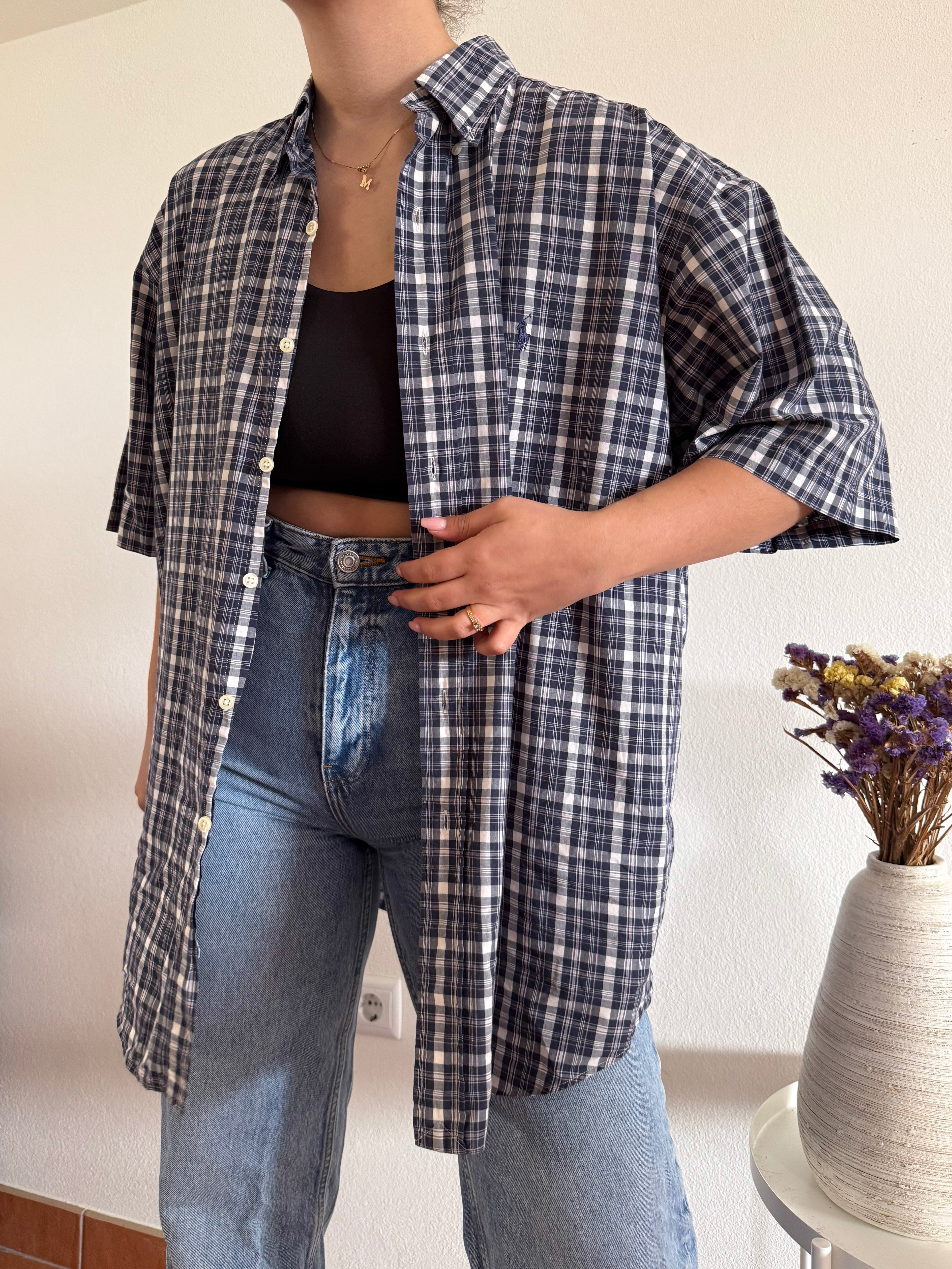 Ralph Lauren Shirt Plaid 100% Cotton