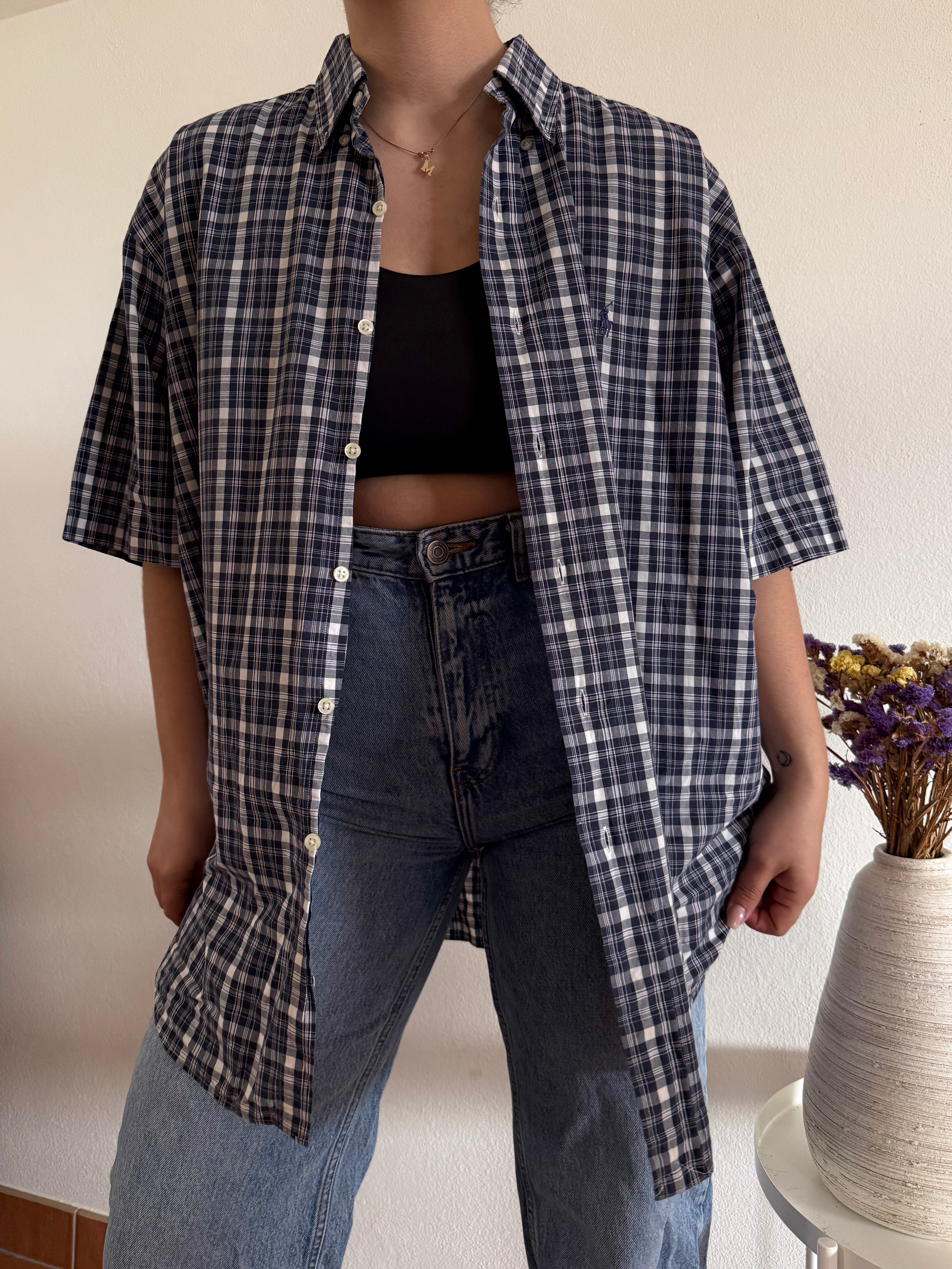 Ralph Lauren Shirt Plaid 100% Cotton