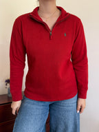 Polo Ralph Lauren 1/4 Zip Neck Sweater 100% Cotton
