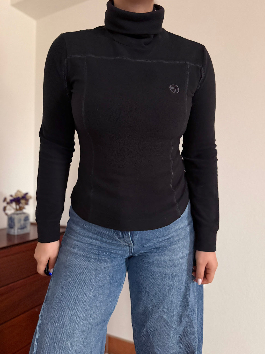 Sergio Tacchini Fleece High Neck Sweater