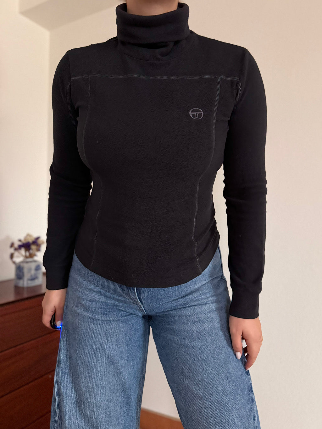 Sergio Tacchini Fleece High Neck Sweater