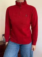 Polo Ralph Lauren 1/4 Zip Neck Sweater 100% Cotton