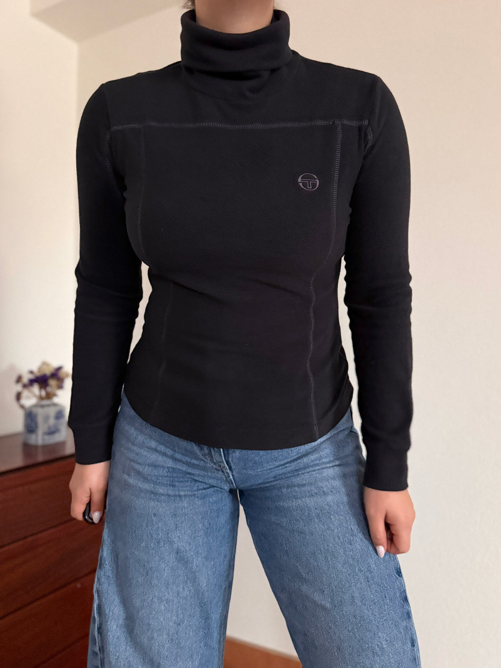 Sergio Tacchini Fleece High Neck Sweater