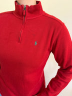 Polo Ralph Lauren 1/4 Zip Neck Sweater 100% Cotton