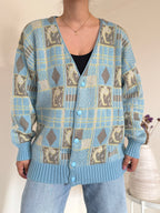 Vintage Cardigan 50% Lã