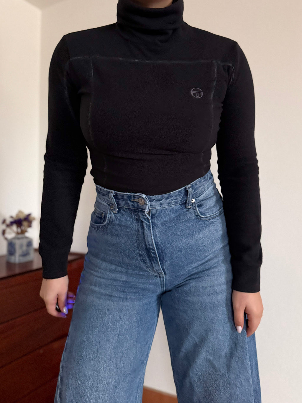 Sergio Tacchini Fleece High Neck Sweater