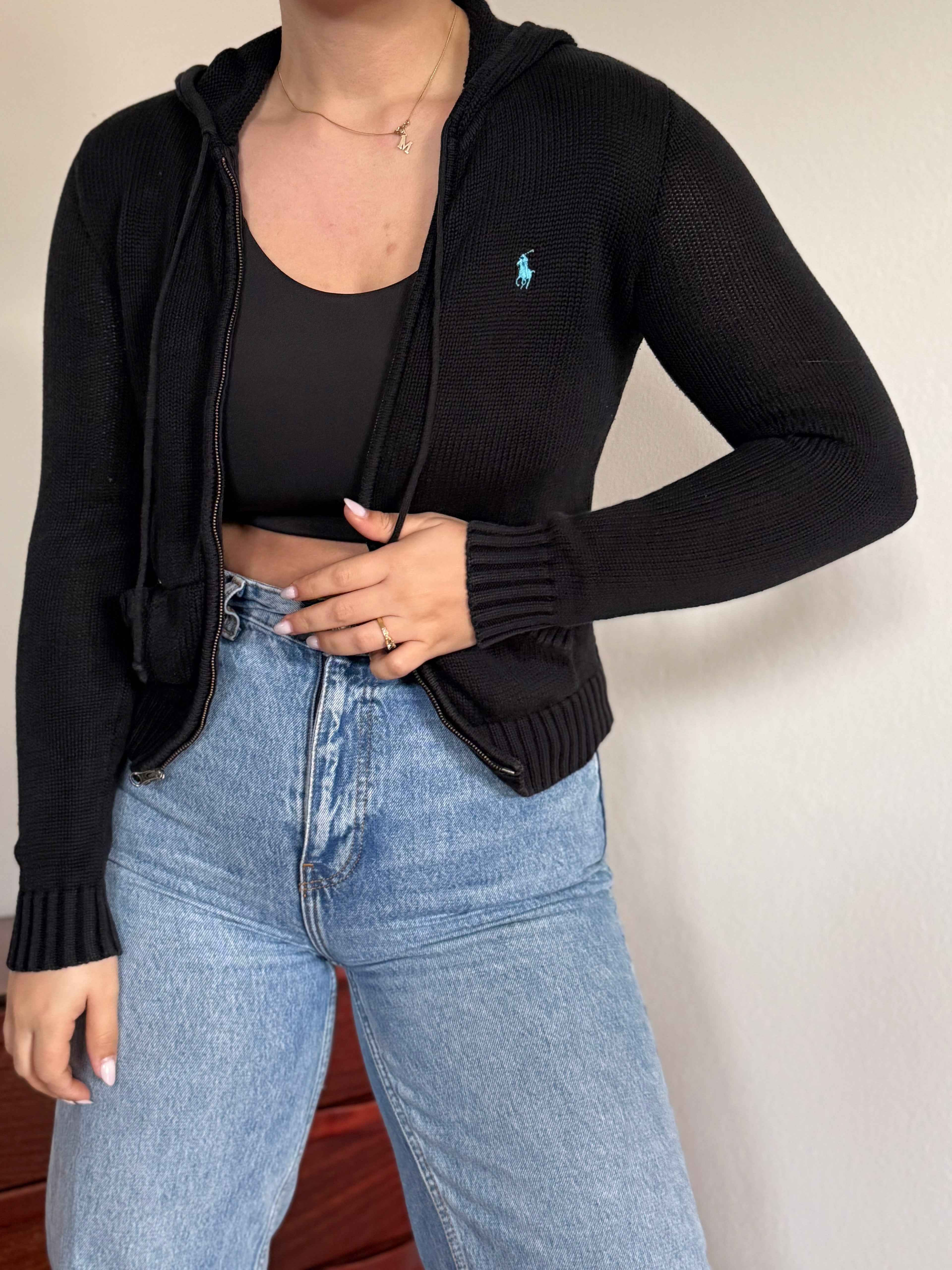 Ralph Lauren Full Zip Jumper/Cardigan 100% Cotton