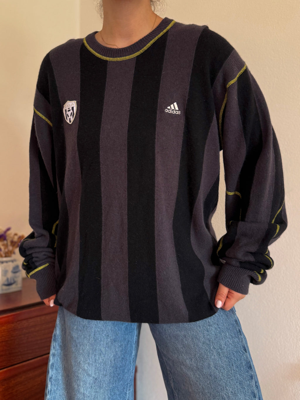 Adidas Round Neck Knit Sweater