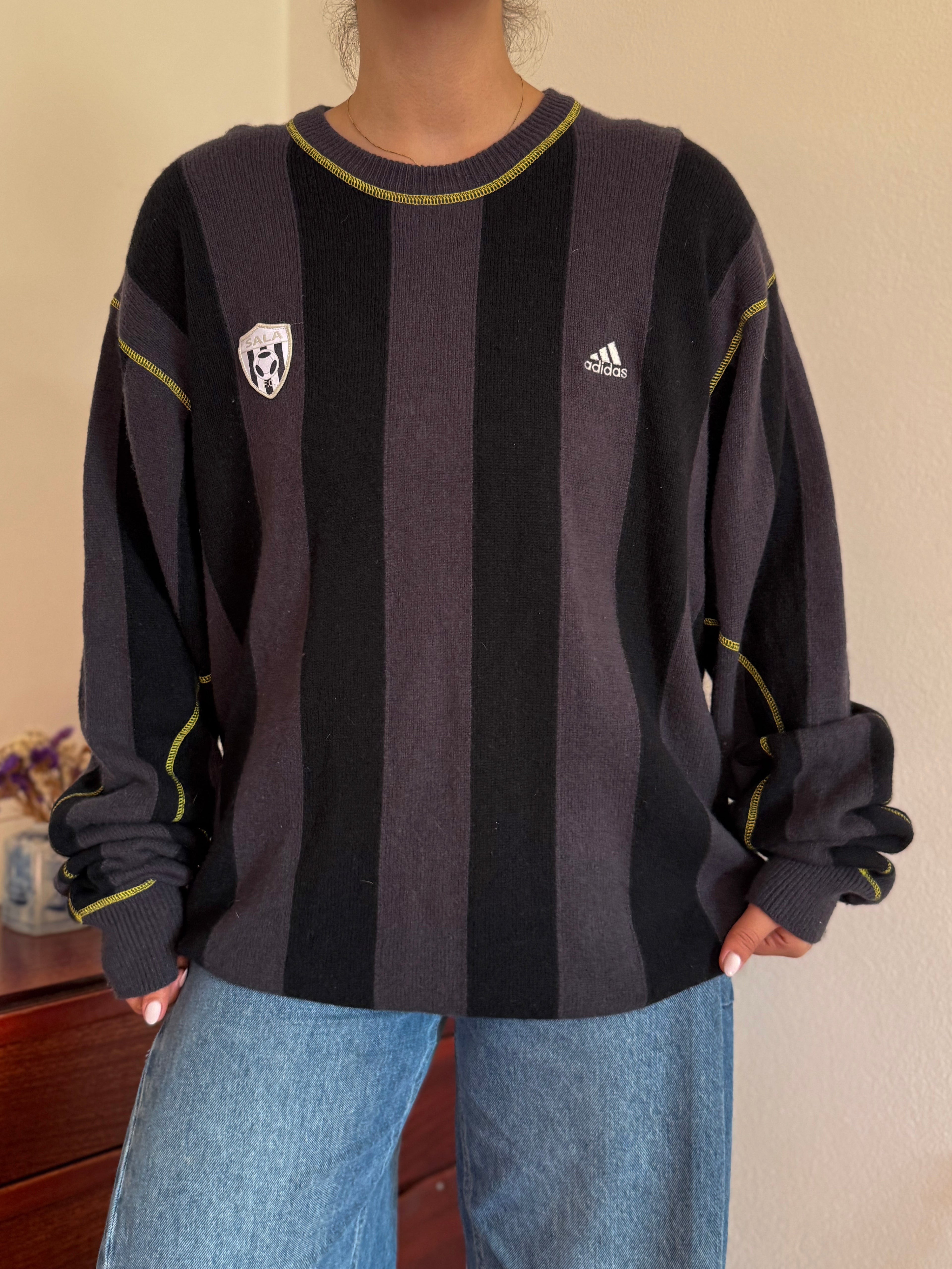 Adidas Round Neck Knit Sweater