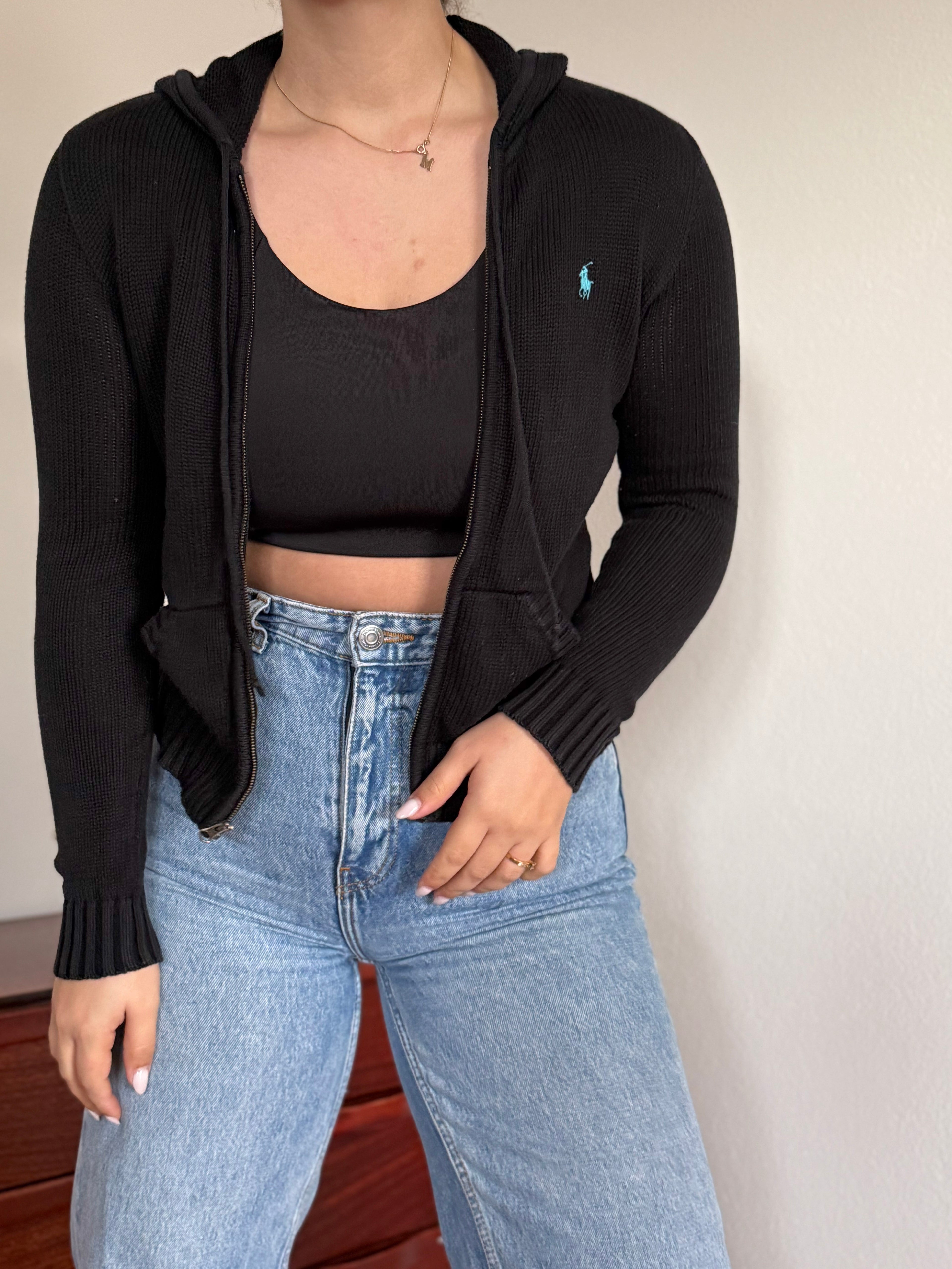 Ralph Lauren Full Zip Jumper/Cardigan 100% Cotton