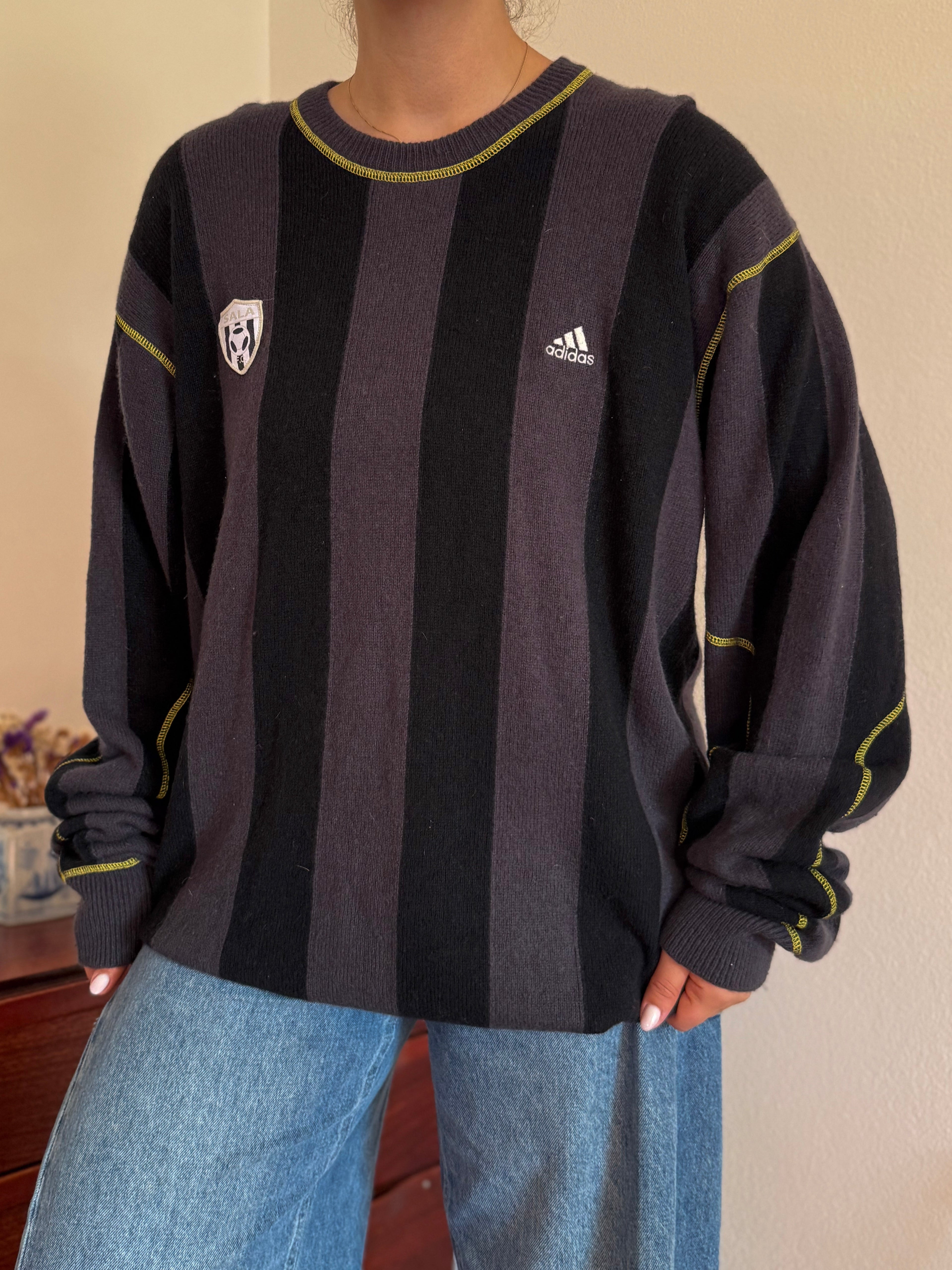 Adidas Round Neck Knit Sweater