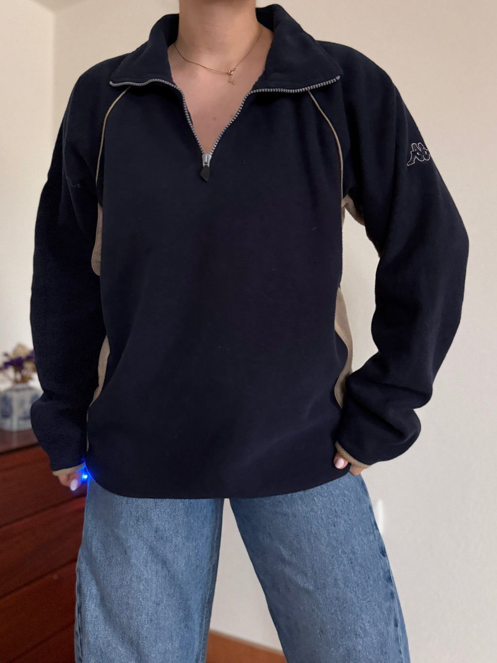 Kappa Fleece 1/4 Zip Sweater