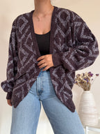 Vintage Cardigan em lã
