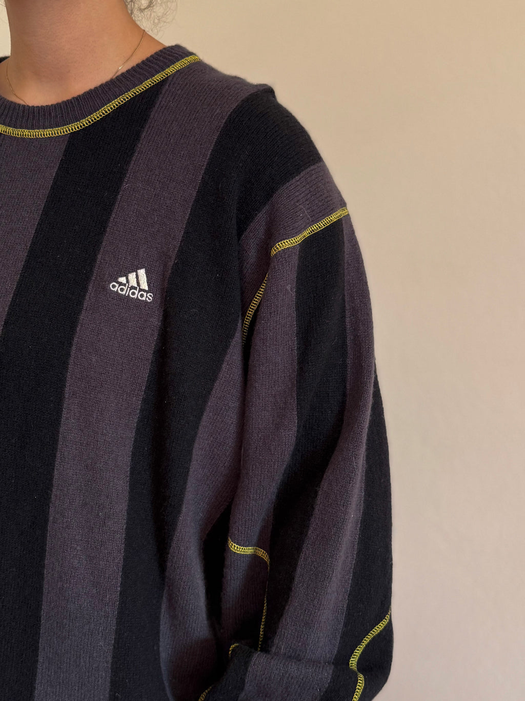 Adidas Round Neck Knit Sweater
