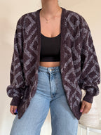 Vintage Cardigan em lã