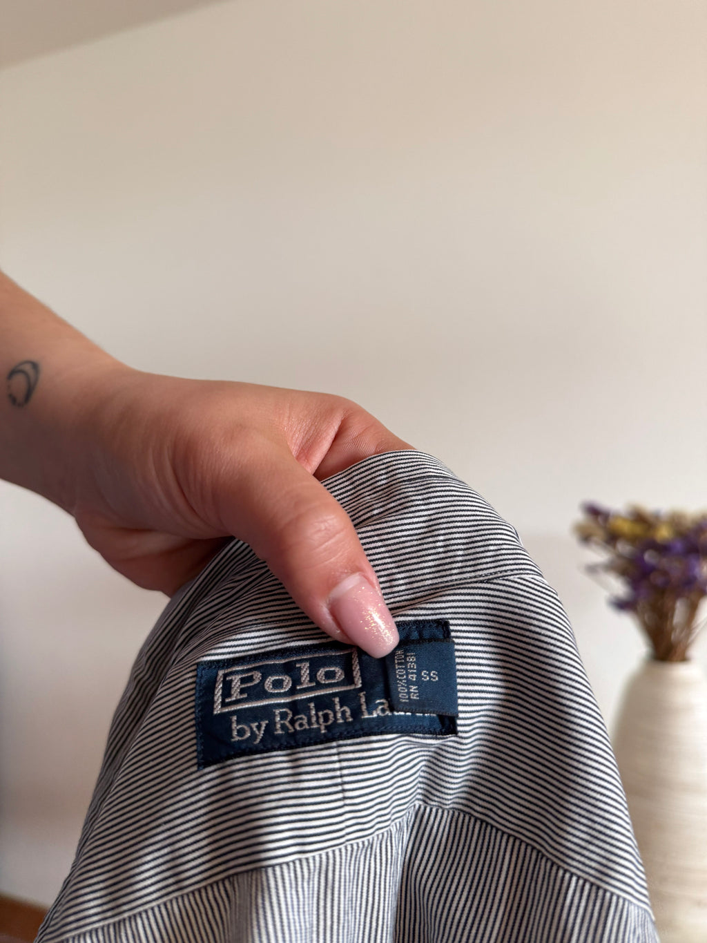 Polo Ralph Lauren Shirt Striped 100% Cotton