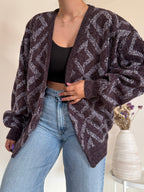Vintage Cardigan em lã