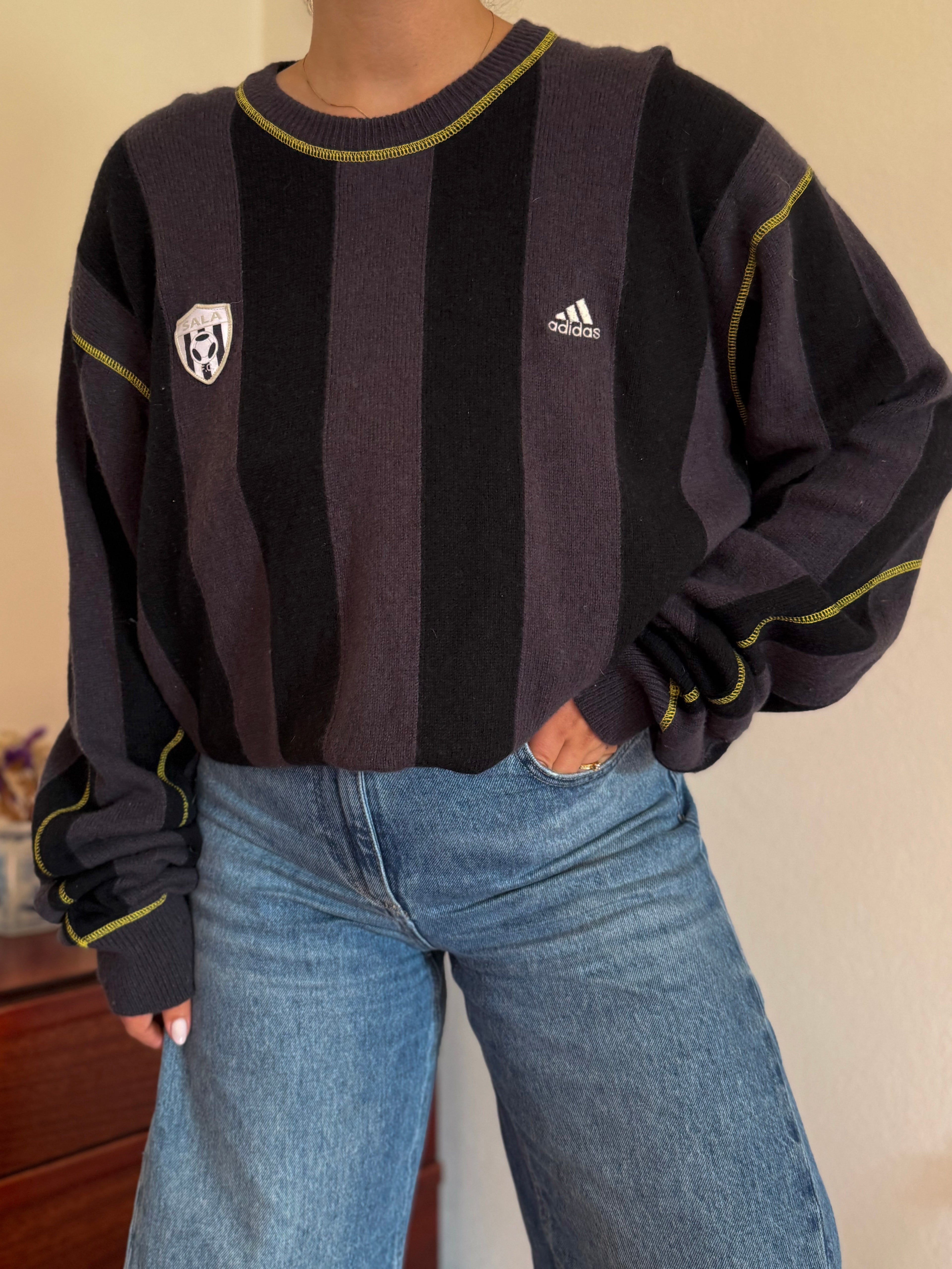 Adidas Round Neck Knit Sweater