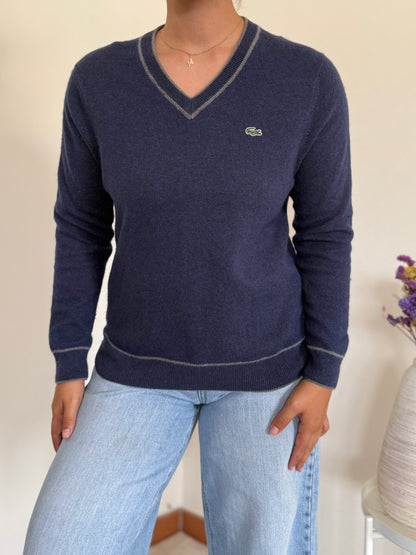 Lacoste V-Neck Knit Sweater 25% Lã