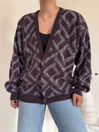 Vintage Cardigan em lã
