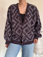 Vintage Cardigan em lã