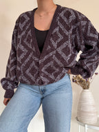 Vintage Cardigan em lã