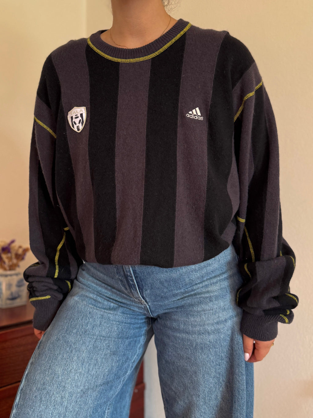 Adidas Round Neck Knit Sweater