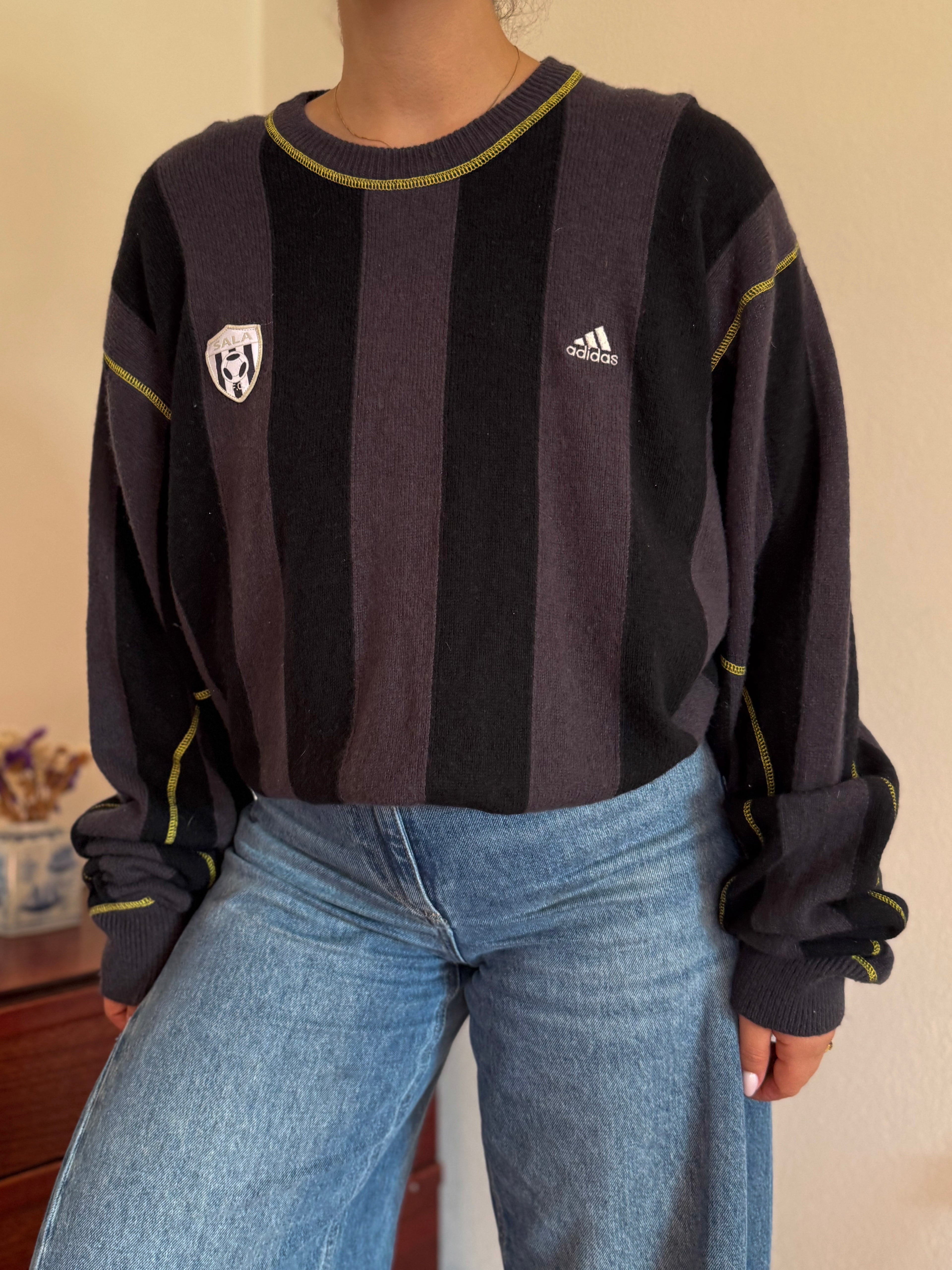 Adidas Round Neck Knit Sweater