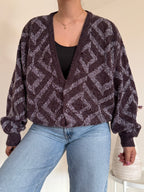 Vintage Cardigan em lã