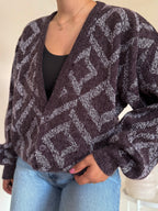 Vintage Cardigan em lã