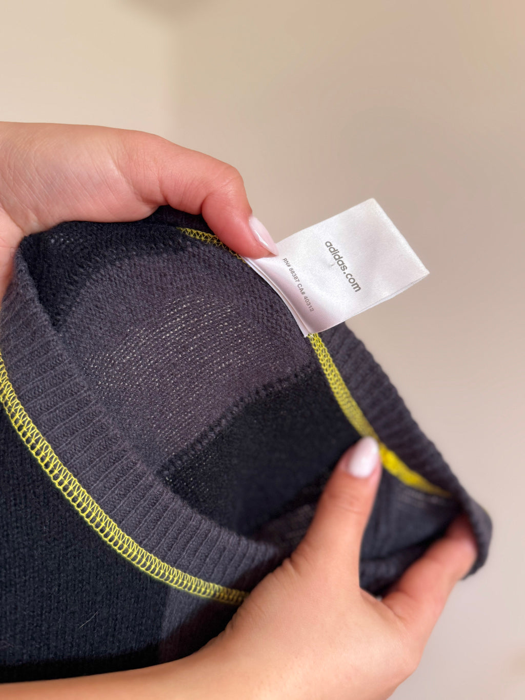 Adidas Round Neck Knit Sweater